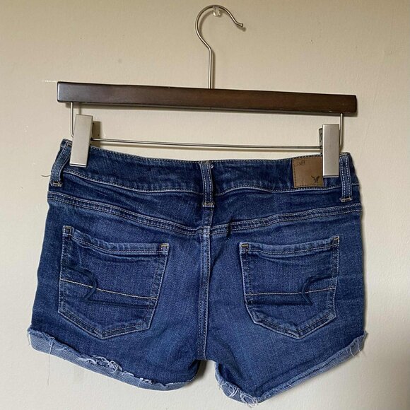 AMERICAN EAGLE Denim Shorts (Size: 2) EUC - Picture 7 of 7